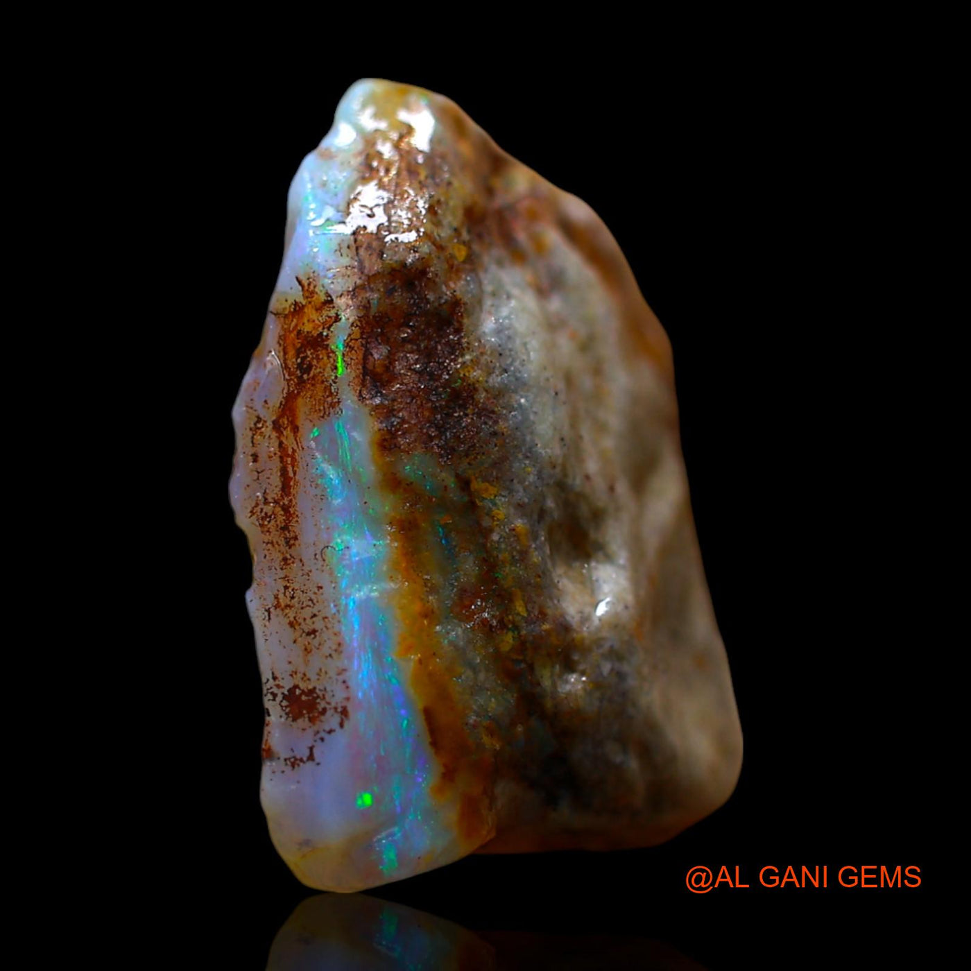15.00 Cts Natural Australian Fire Opal Fancy Rough Loose Gemstone For Jewelry 19x18x8 mm RE-687