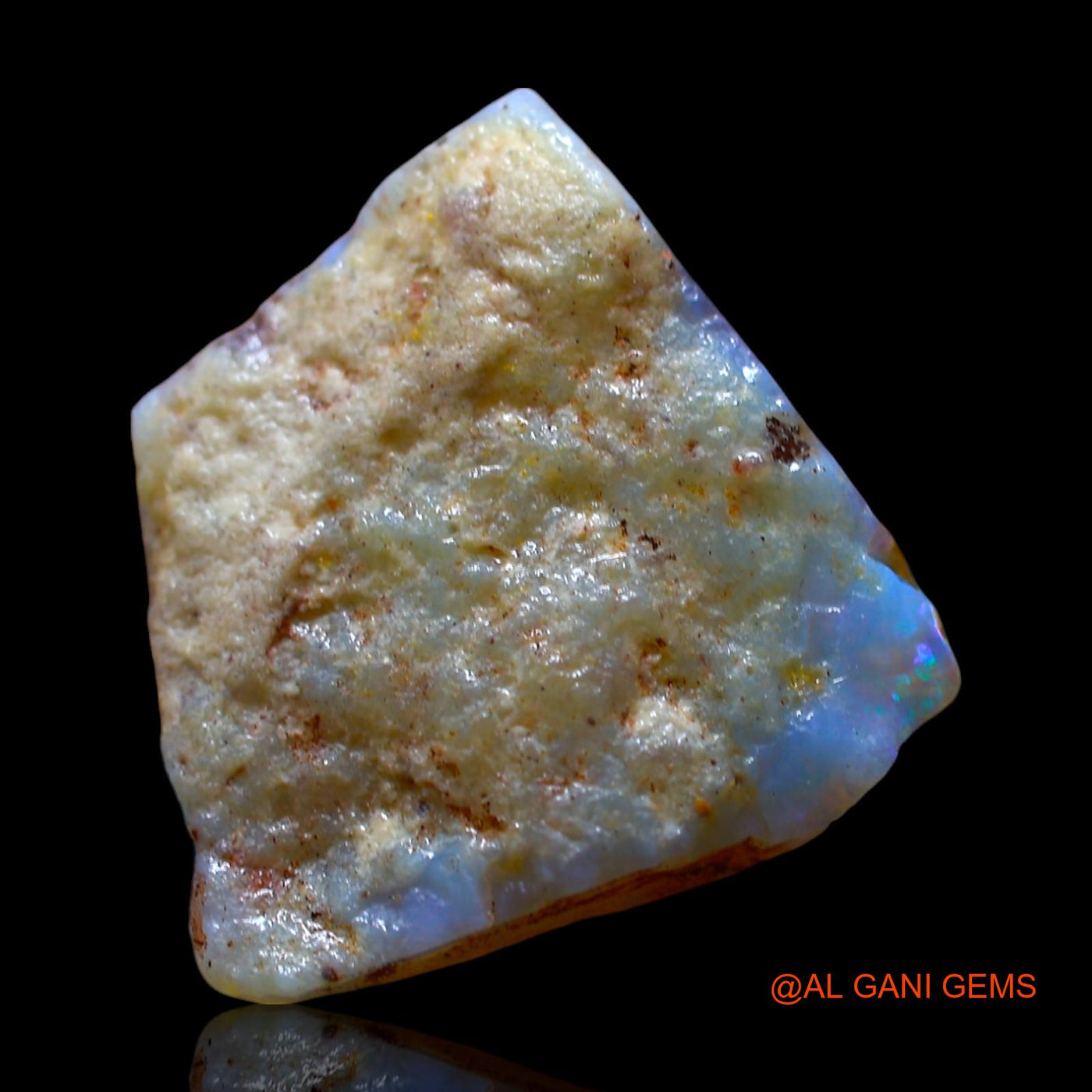 15.00 Cts Natural Australian Fire Opal Fancy Rough Loose Gemstone For Jewelry 19x18x8 mm RE-687