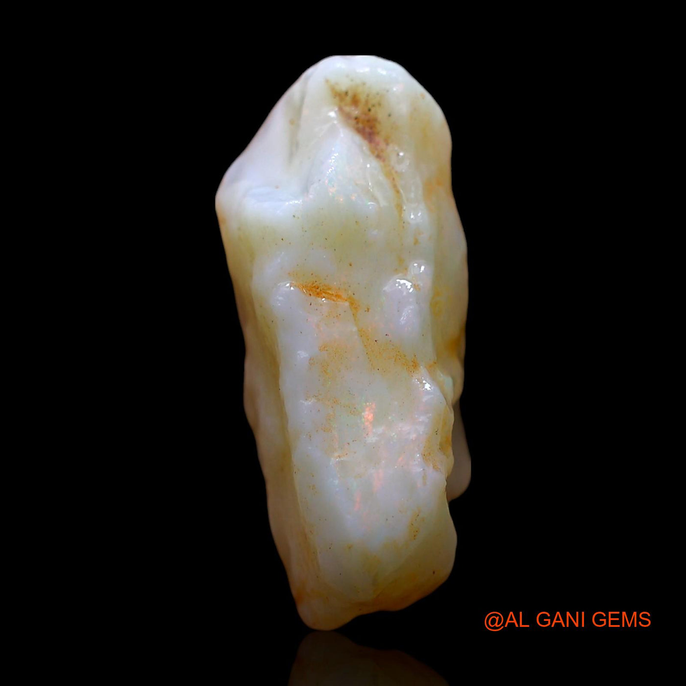 14.00 Cts Natural Australian Fire Opal Loose Gemstone Fancy Rough 22x11x9 mm RE-688