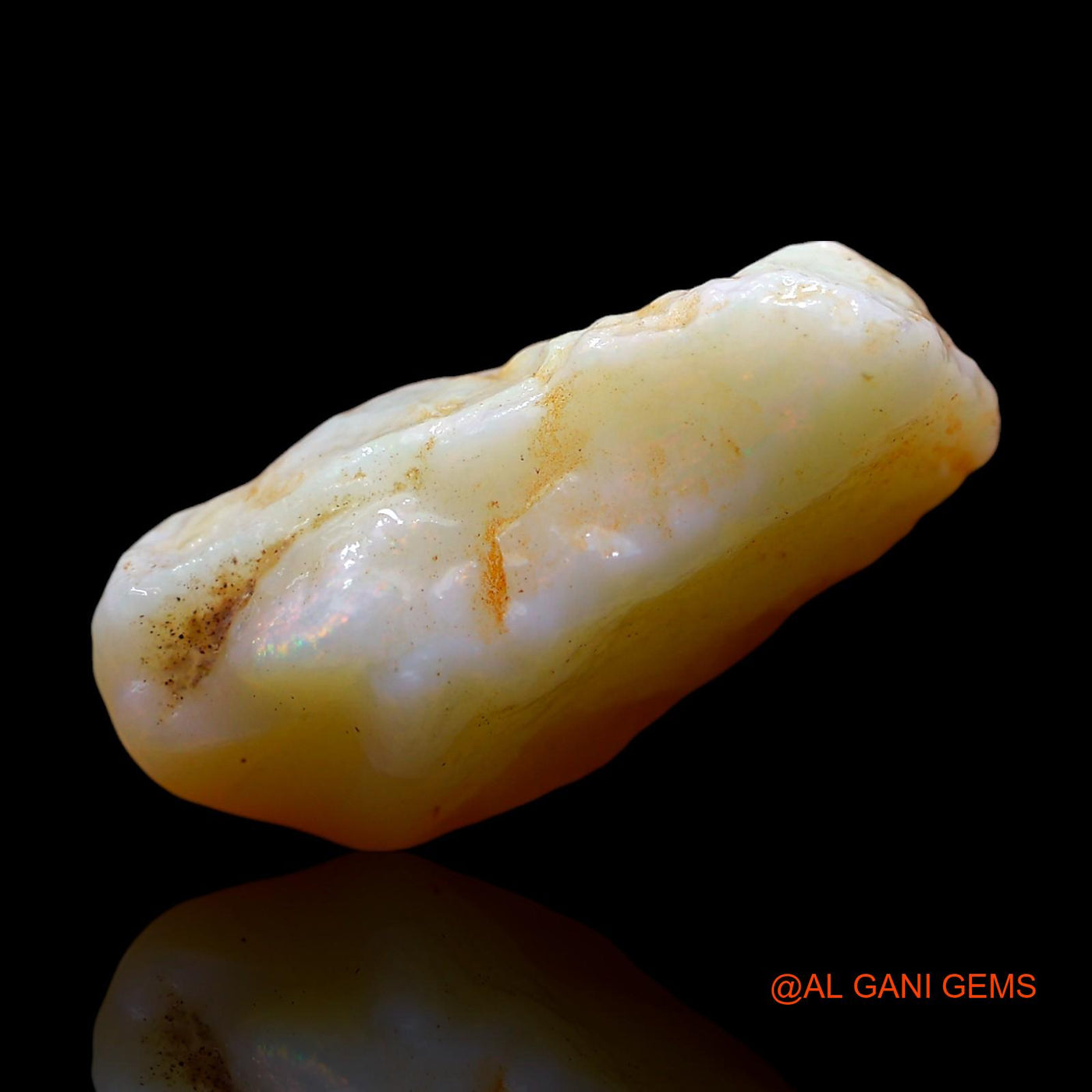 14.00 Cts Natural Australian Fire Opal Loose Gemstone Fancy Rough 22x11x9 mm RE-688