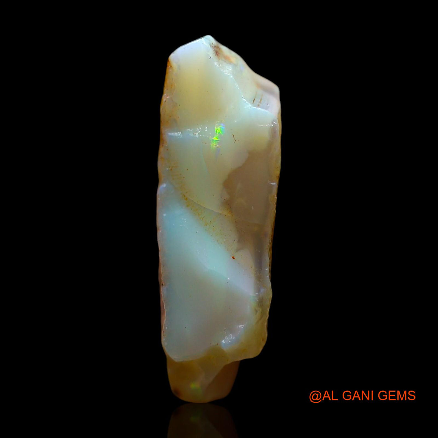 11.00 Cts Natural Australian Fire Opal Loose Gemstone Fancy Rough 19x16x6 mm RE-689