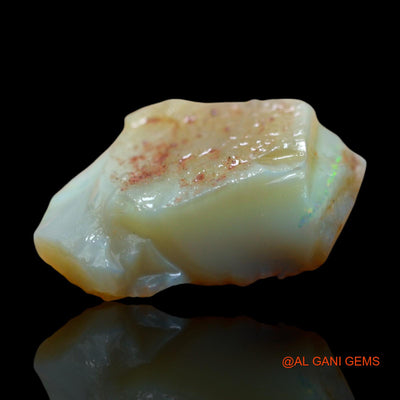 11.00 Cts Natural Australian Fire Opal Loose Gemstone Fancy Rough 19x16x6 mm RE-689