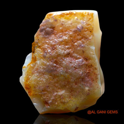 11.00 Cts Natural Australian Fire Opal Loose Gemstone Fancy Rough 19x16x6 mm RE-689