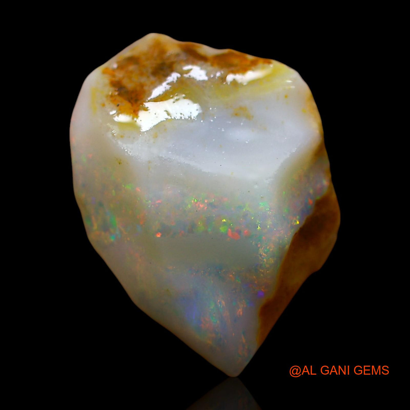 10.00 Cts Natural Australian Fire Opal Fancy Rough Loose Gemstone For Jewelry 18x13x7 mm RE-68