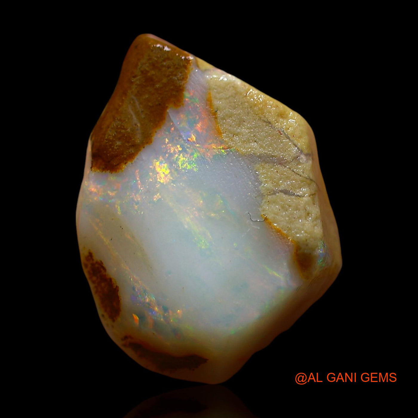 10.00 Cts Natural Australian Fire Opal Fancy Rough Loose Gemstone For Jewelry 18x13x7 mm RE-68