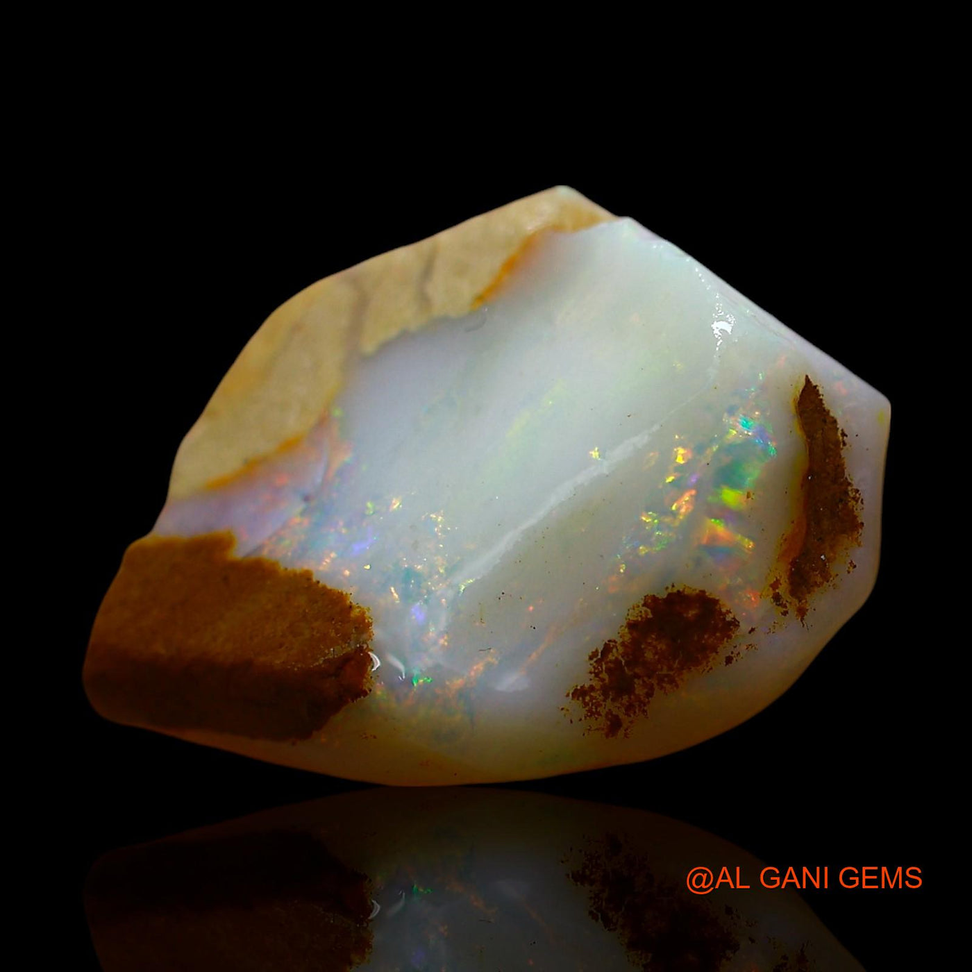10.00 Cts Natural Australian Fire Opal Fancy Rough Loose Gemstone For Jewelry 18x13x7 mm RE-68