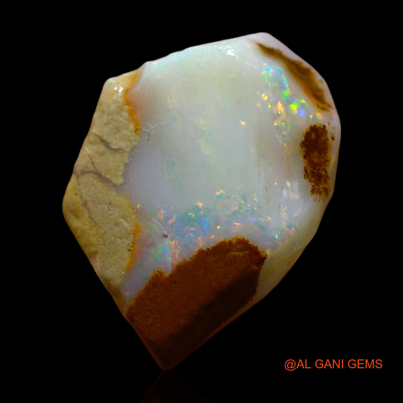 10.00 Cts Natural Australian Fire Opal Fancy Rough Loose Gemstone For Jewelry 18x13x7 mm RE-68