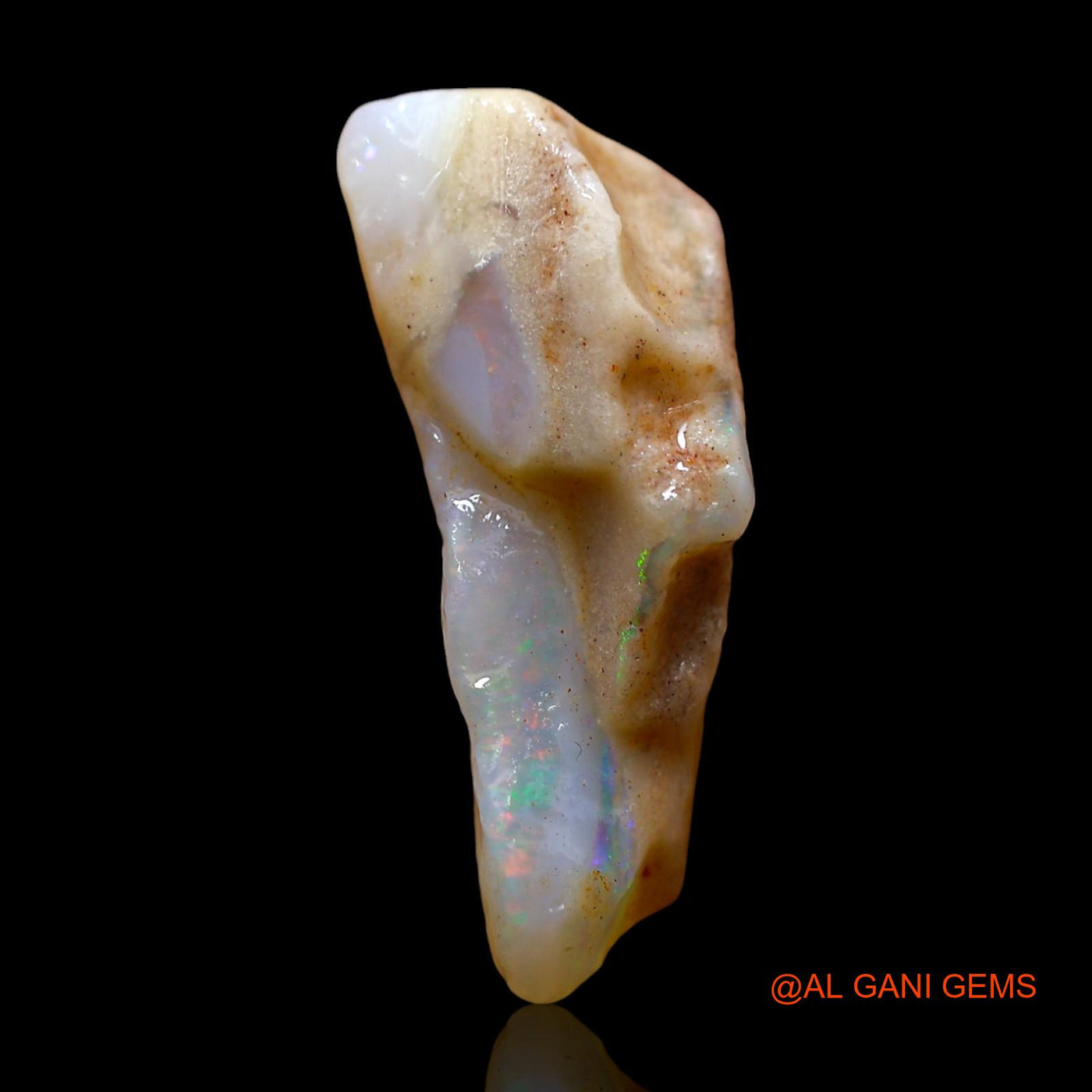 10.00 Cts Natural Australian Fire Opal Fancy Rough Loose Gemstone For Jewelry 22x11x9 mm RE-693