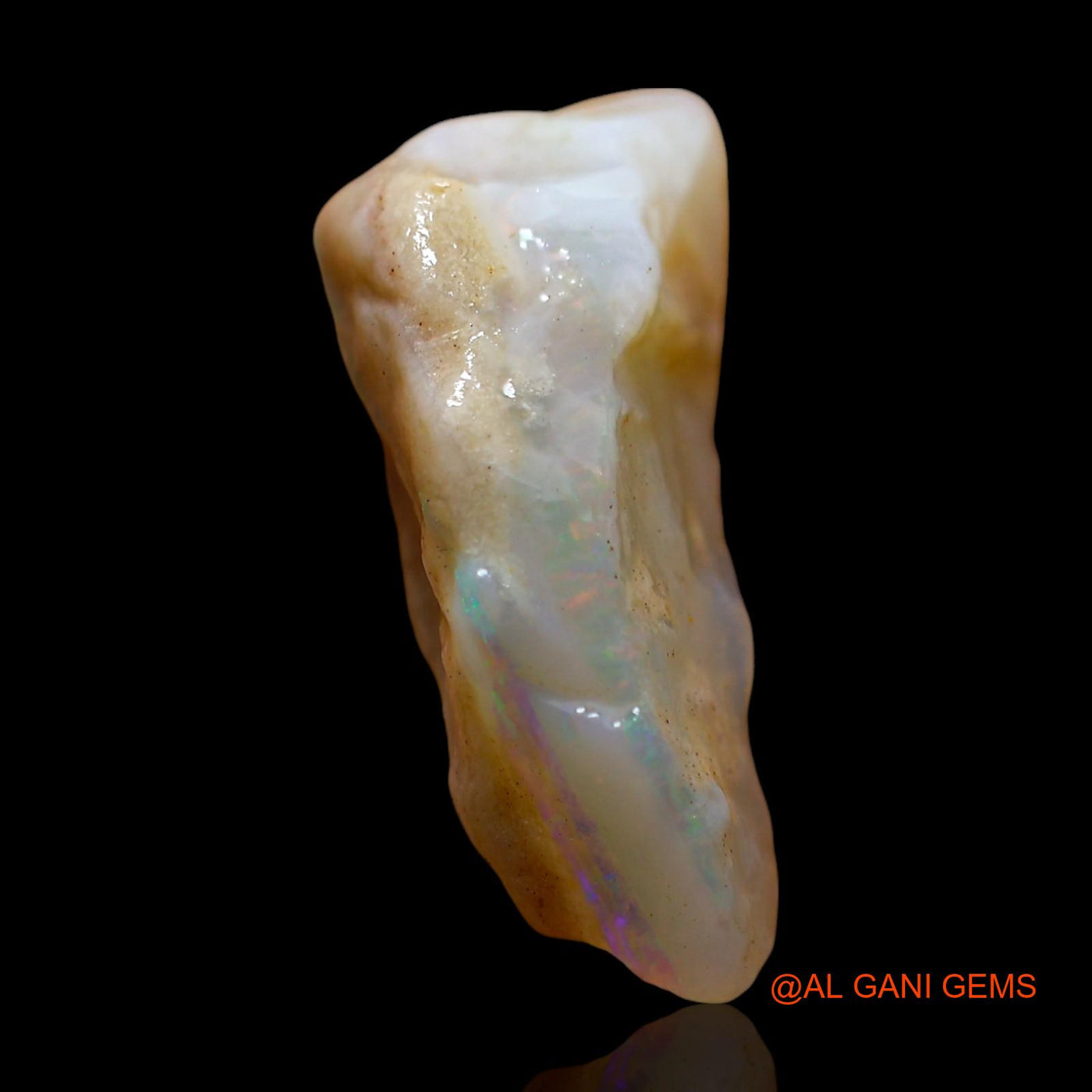10.00 Cts Natural Australian Fire Opal Fancy Rough Loose Gemstone For Jewelry 22x11x9 mm RE-693