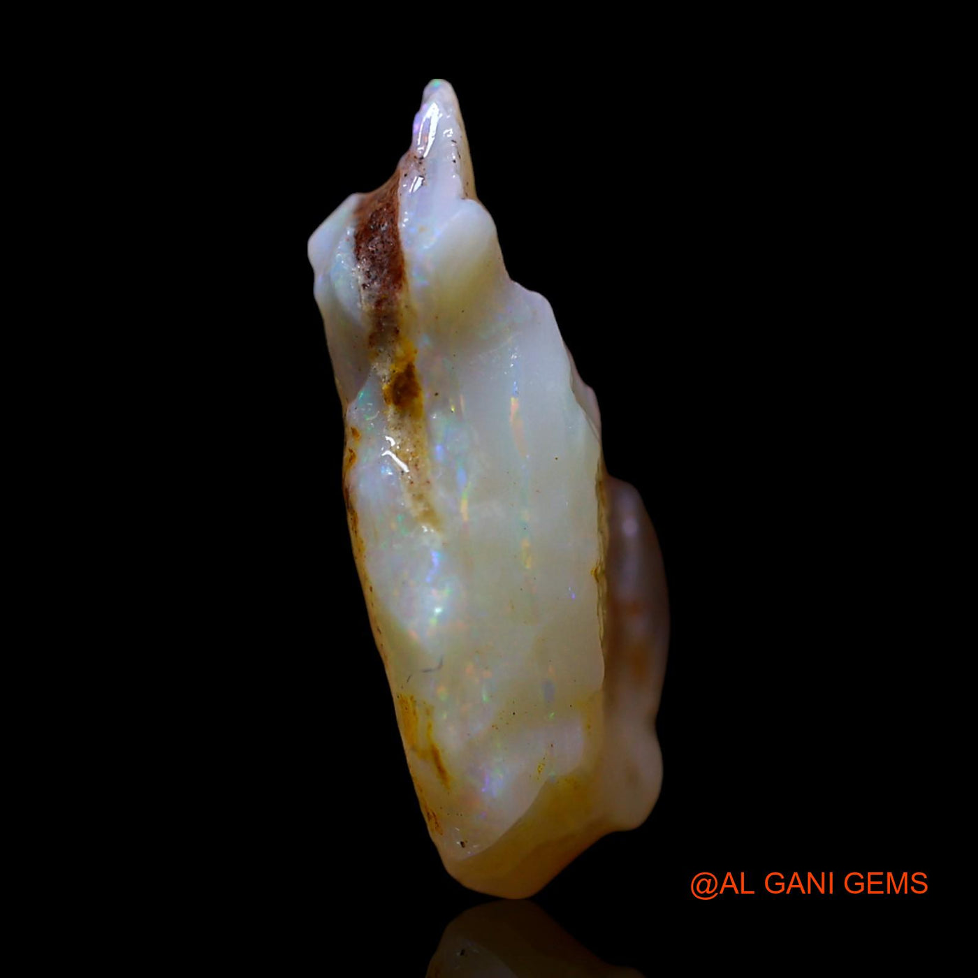 9.00 Cts Unheated Australian Fire Opal Loose Gemstone Fancy Rough Natural 19x17x6 mm RE-694
