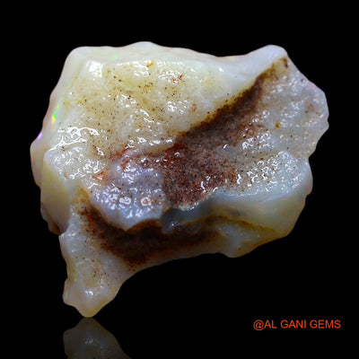 9.00 Cts Unheated Australian Fire Opal Loose Gemstone Fancy Rough Natural 19x17x6 mm RE-694