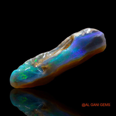 Natural Fire Opal Gemstone 8.00 Cts Loose Fancy Rough From Australia 19x14x5 mm RE-695