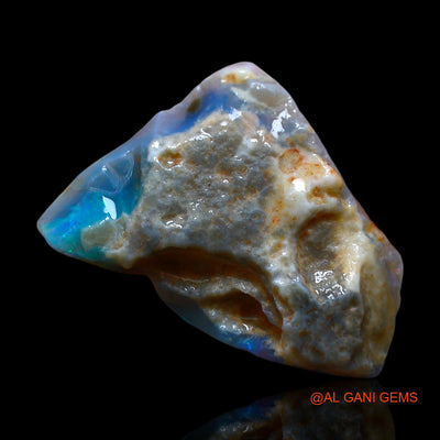 Natural Fire Opal Gemstone 8.00 Cts Loose Fancy Rough From Australia 19x14x5 mm RE-695