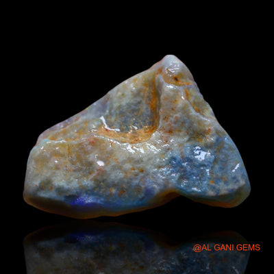 Natural Fire Opal Gemstone 8.00 Cts Loose Fancy Rough From Australia 19x14x5 mm RE-695