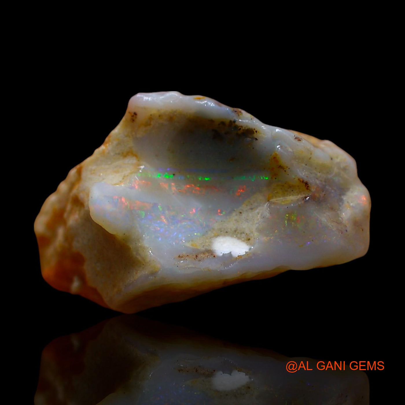 12.00 Cts Unheated Australian Fire Opal Loose Gemstone Fancy Rough Natural 20x12x11 mm RE-696