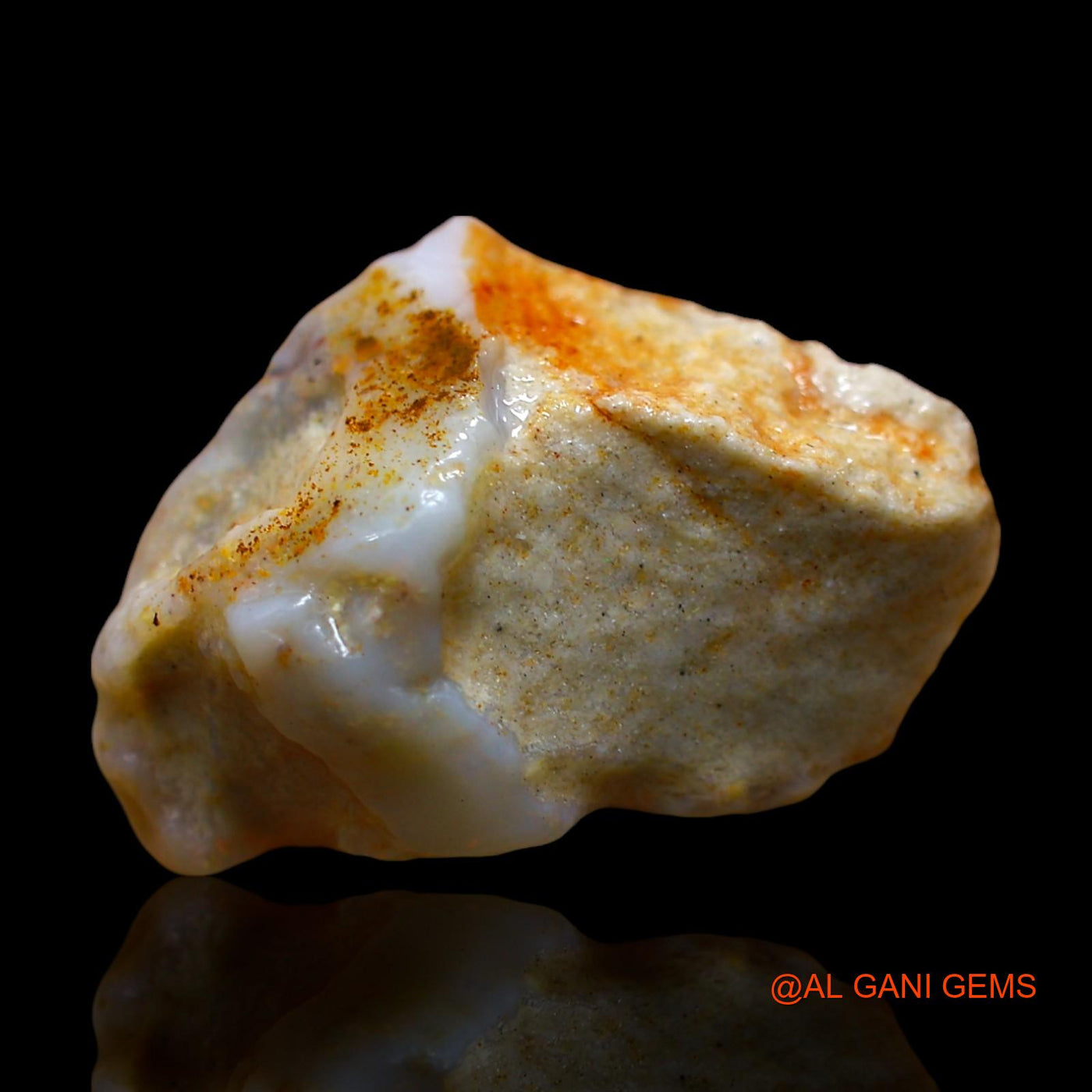 12.00 Cts Unheated Australian Fire Opal Loose Gemstone Fancy Rough Natural 20x12x11 mm RE-696