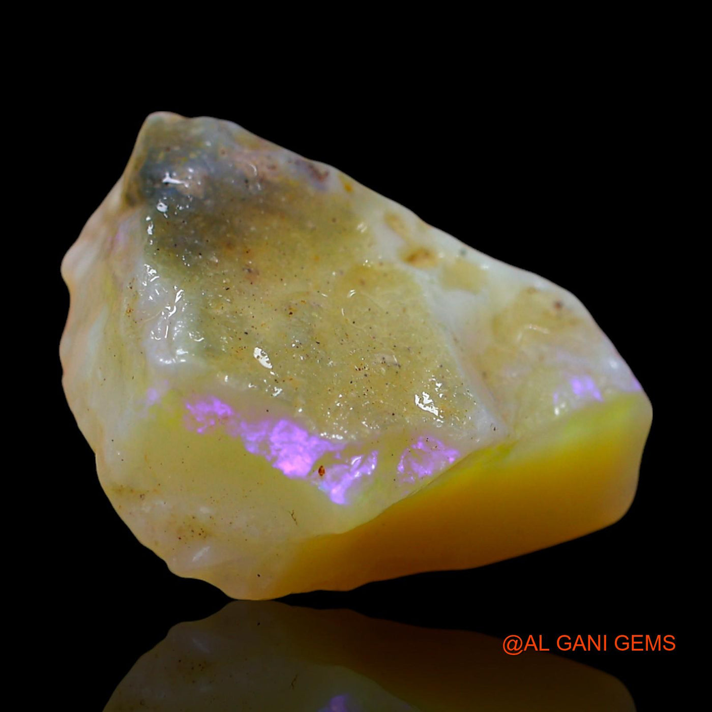 13.00 Cts Natural Australian Fire Opal Fancy Rough Loose Gemstone For Jewelry 19x15x8 mm RE-697
