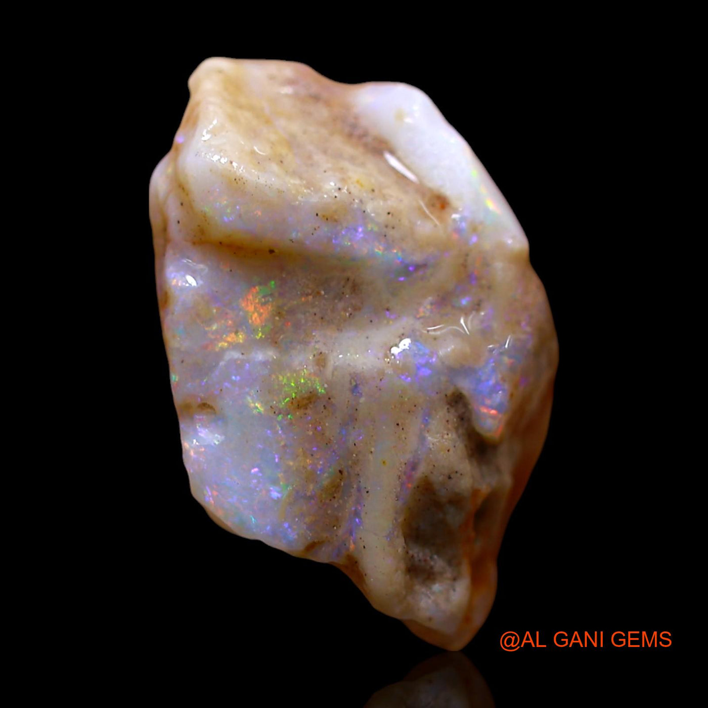 11.00 Cts Natural Australian Fire Opal Loose Gemstone Fancy Rough 18x16x10 mm RE-699