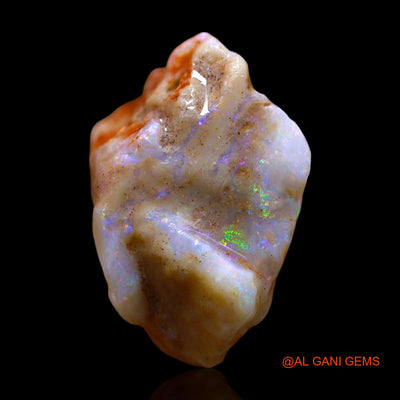 11.00 Cts Natural Australian Fire Opal Loose Gemstone Fancy Rough 18x16x10 mm RE-699