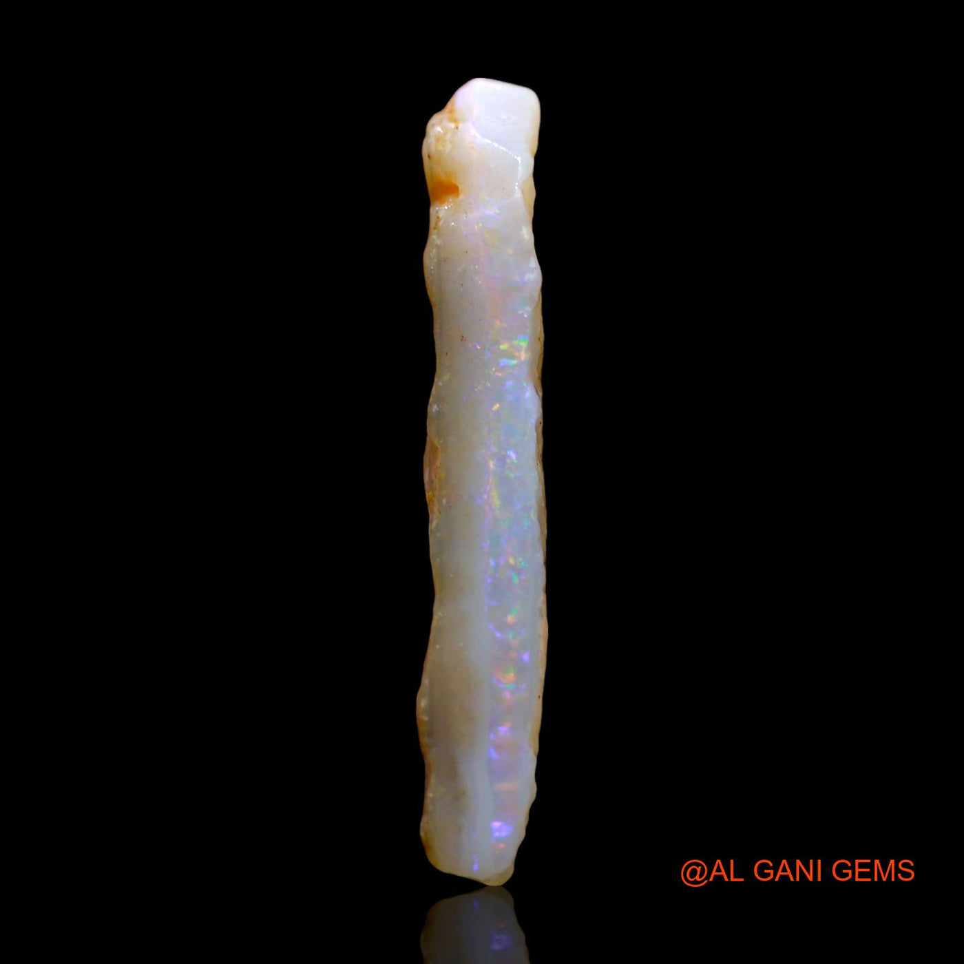 7.00 Cts Natural Australian Fire Opal Loose Gemstone Fancy Rough 21x16x4 mm RE-6