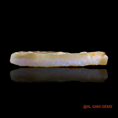 7.00 Cts Natural Australian Fire Opal Loose Gemstone Fancy Rough 21x16x4 mm RE-6