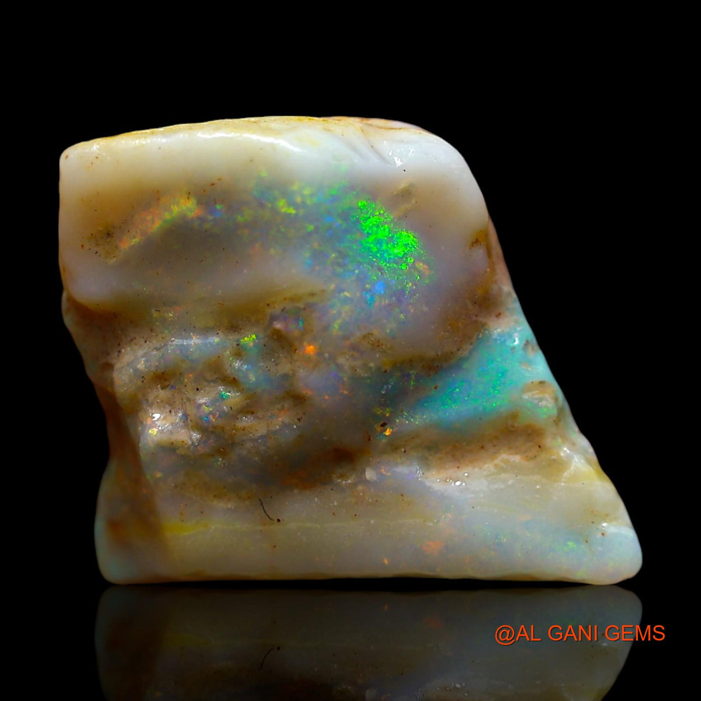 12.00 Cts Natural Australian Fire Opal Loose Gemstone Fancy Rough 15x13x9 mm RE-707