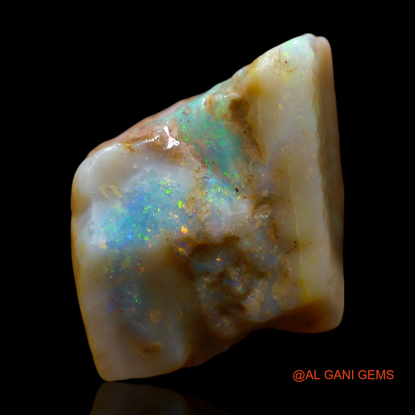 12.00 Cts Natural Australian Fire Opal Loose Gemstone Fancy Rough 15x13x9 mm RE-707