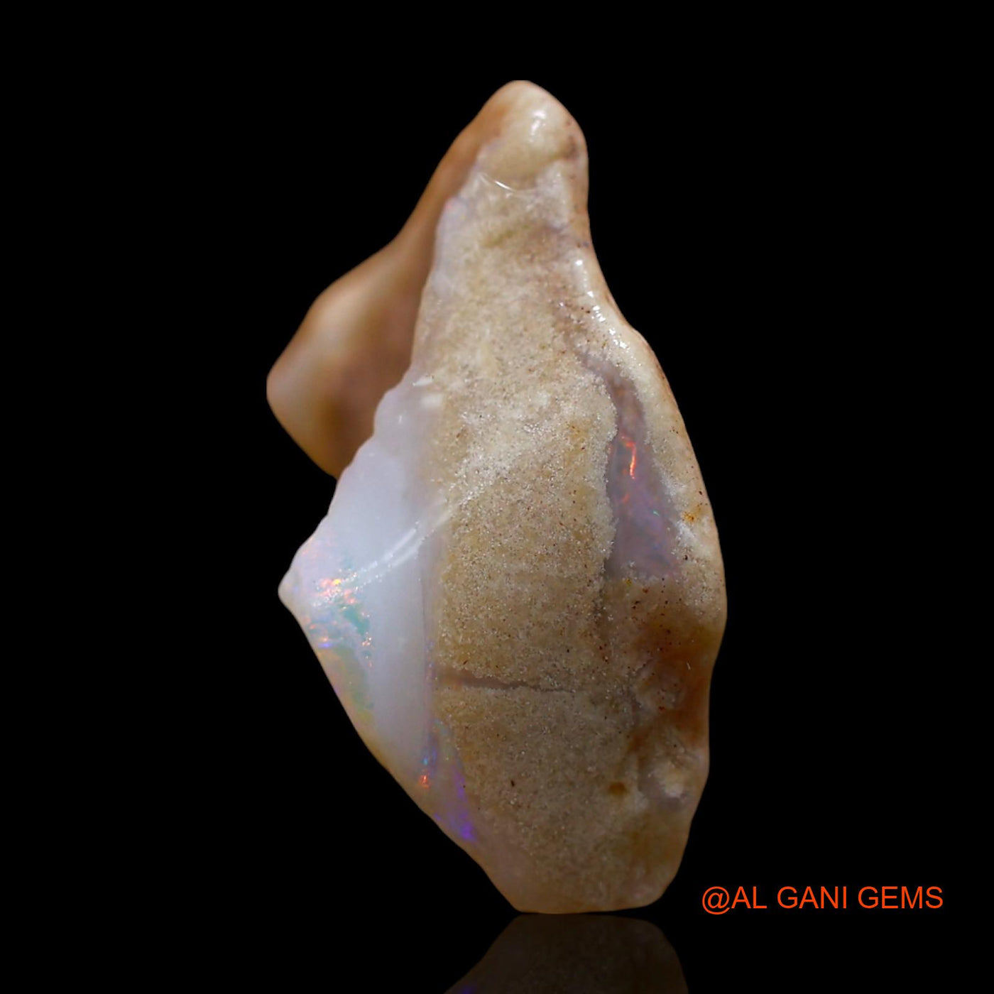 9.00 Cts Natural Australian Fire Opal Loose Gemstone Fancy Rough 19x15x8 mm RE-708