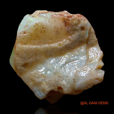 13.00 Cts Natural Australian Fire Opal Loose Gemstone Fancy Rough 17x16x10 mm RE-709