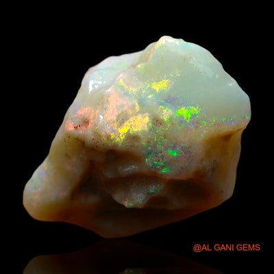 9.00 Cts Natural Australian Fire Opal Loose Gemstone Fancy Rough 18x13x10 mm RE-70