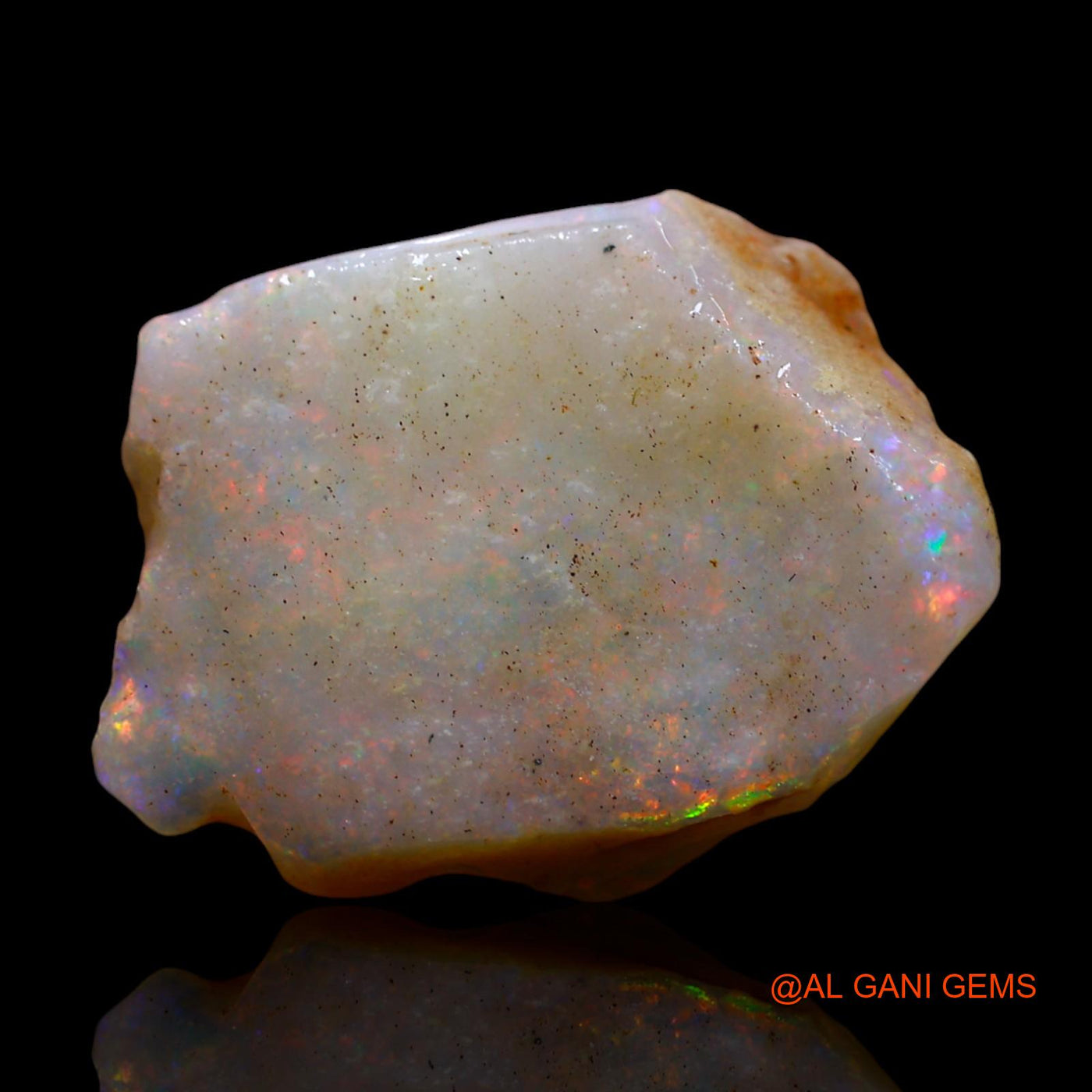 8.00 Cts Natural Australian Fire Opal Loose Gemstone Fancy Rough 19x14x6 mm RE-710