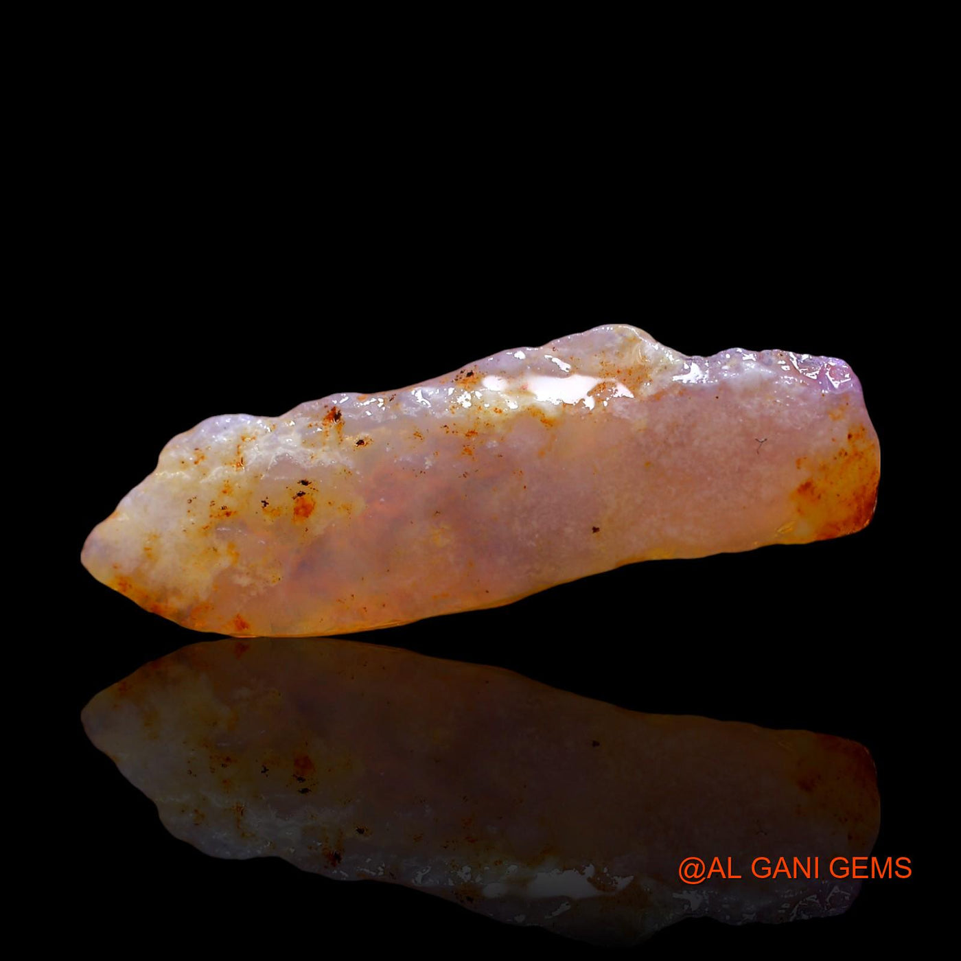 5.00 Cts Natural Australian Fire Opal Fancy Rough Loose Gemstone For Jewelry 28x8x4 mm RE-711