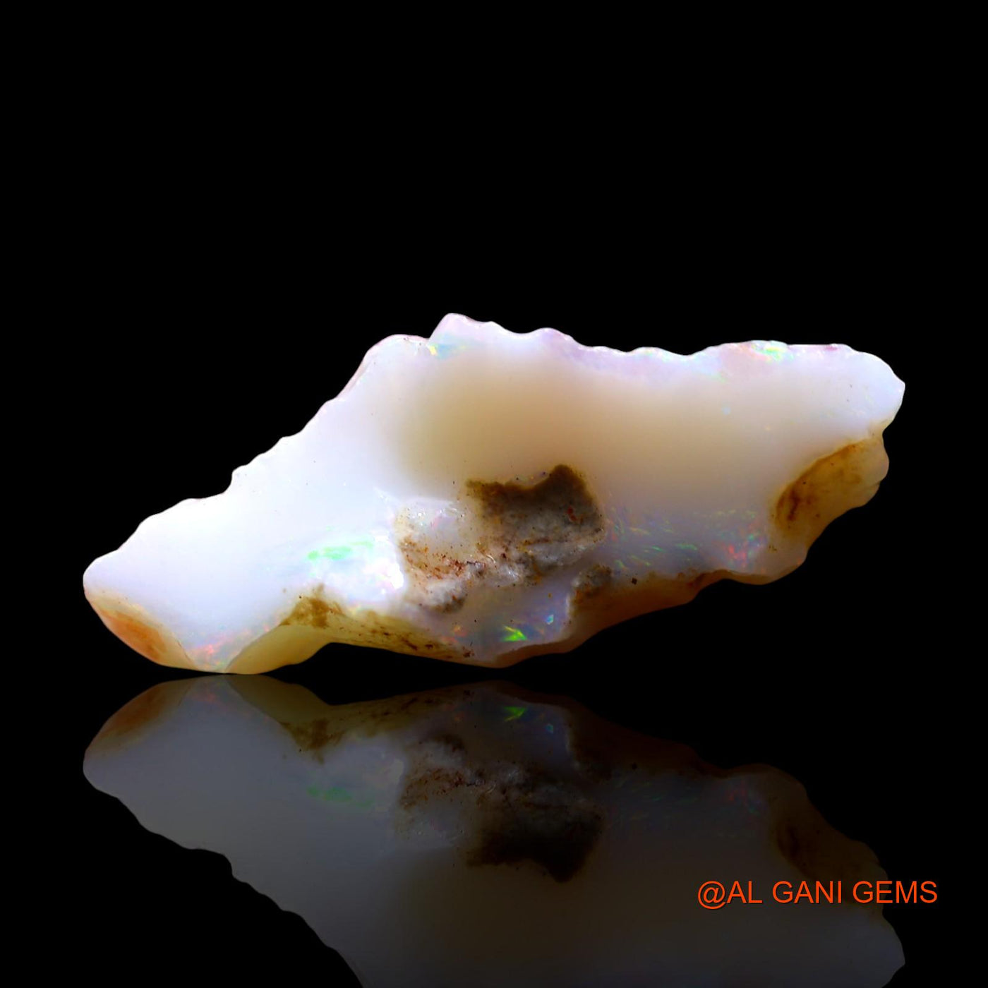 6.00 Cts Natural Australian Fire Opal Loose Gemstone Fancy Rough 24x10x6 mm RE-712