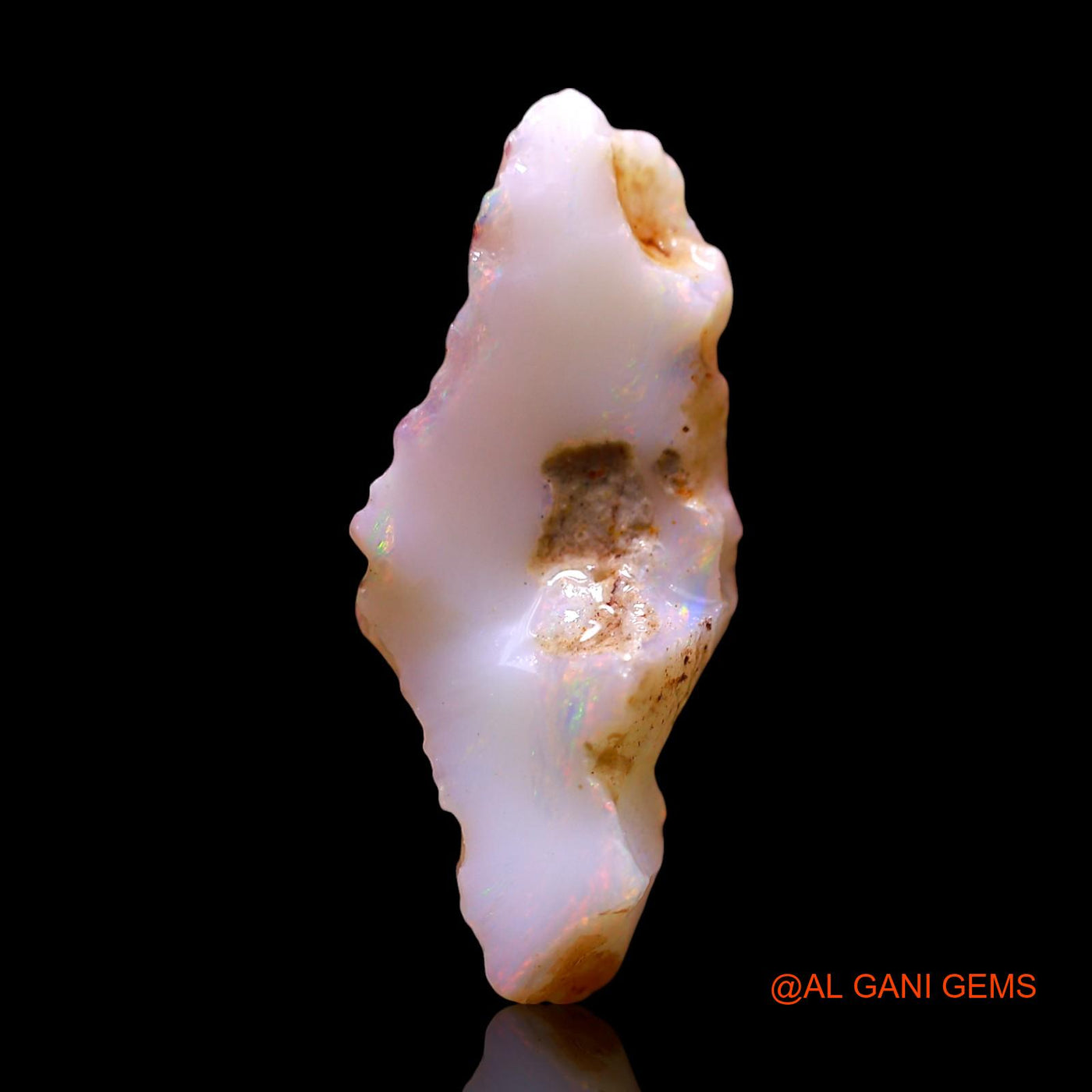 6.00 Cts Natural Australian Fire Opal Loose Gemstone Fancy Rough 24x10x6 mm RE-712