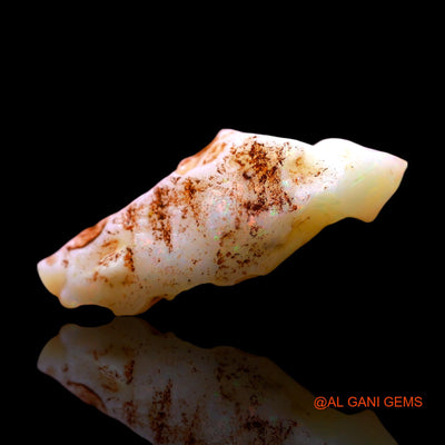 6.00 Cts Natural Australian Fire Opal Loose Gemstone Fancy Rough 24x10x6 mm RE-712