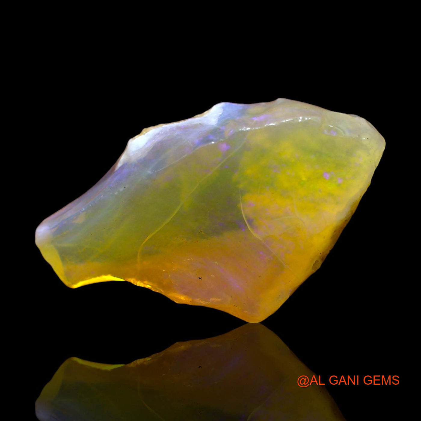 7.00 Cts Natural Australian Fire Opal Loose Gemstone Fancy Rough 22x14x5 mm RE-713