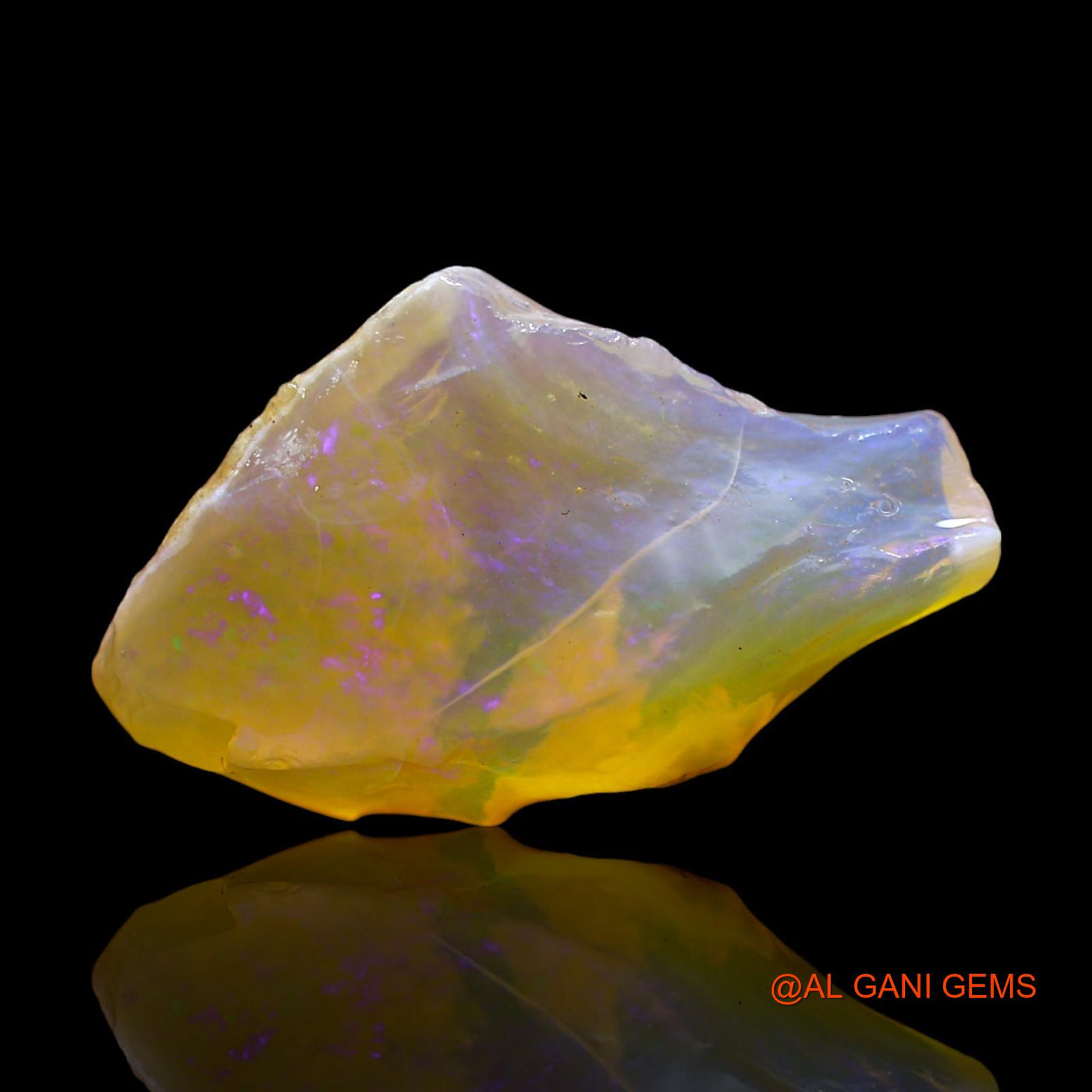 7.00 Cts Natural Australian Fire Opal Loose Gemstone Fancy Rough 22x14x5 mm RE-713