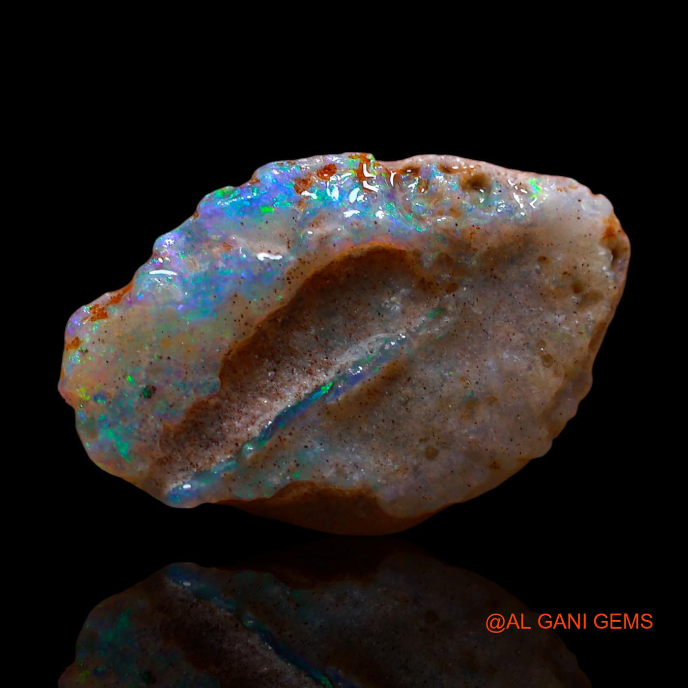 9.00 Cts Unheated Australian Fire Opal Loose Gemstone Fancy Rough Natural 20x13x7 mm RE-714