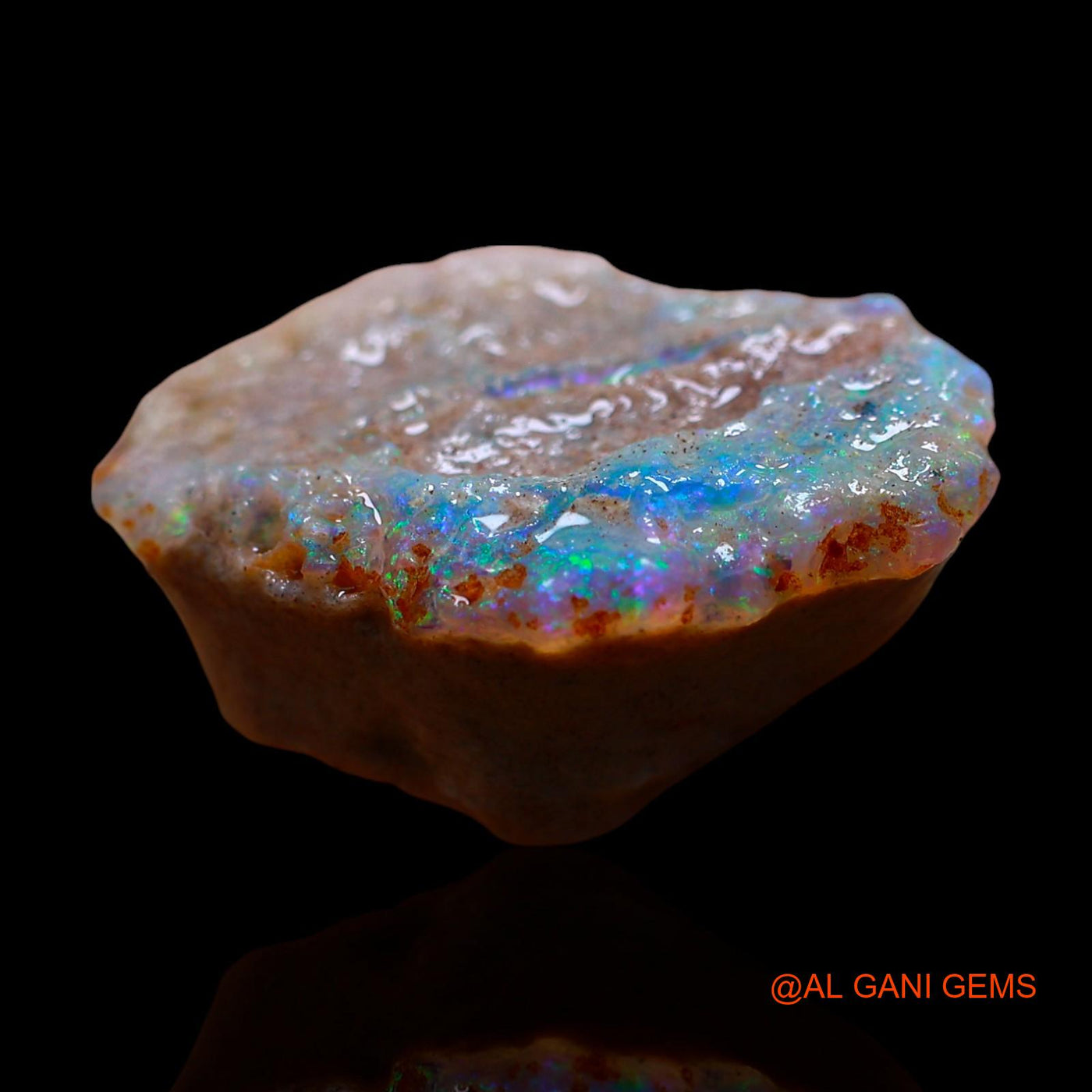 9.00 Cts Unheated Australian Fire Opal Loose Gemstone Fancy Rough Natural 20x13x7 mm RE-714