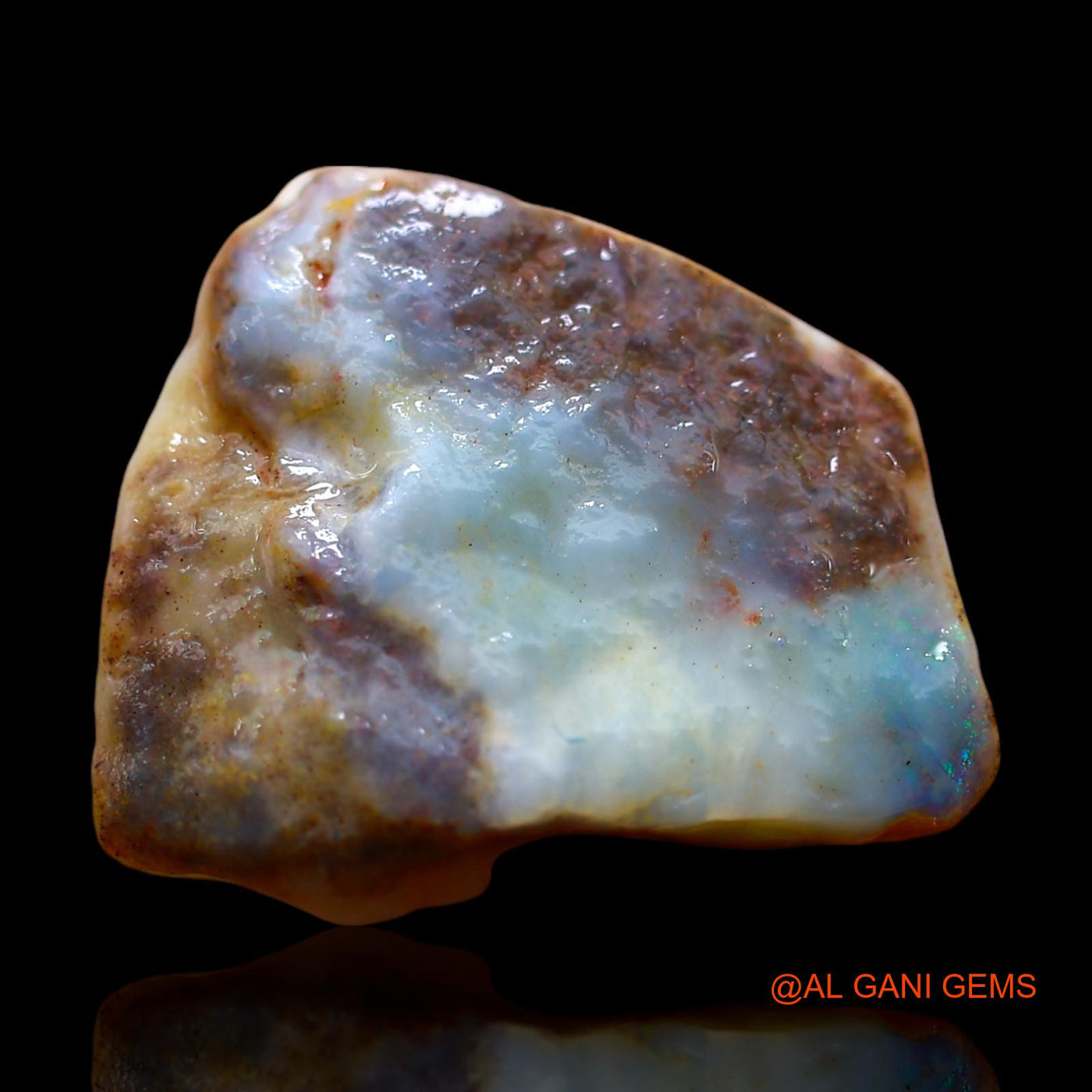 10.00 Cts Natural Australian Fire Opal Loose Gemstone Fancy Rough 17x15x7 mm RE-715