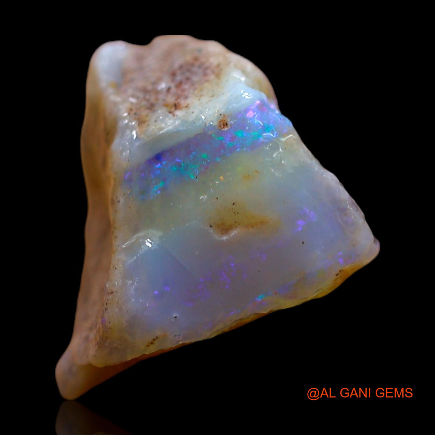 11.00 Cts Natural Australian Fire Opal Loose Gemstone Fancy Rough 17x12x11 mm RE-717