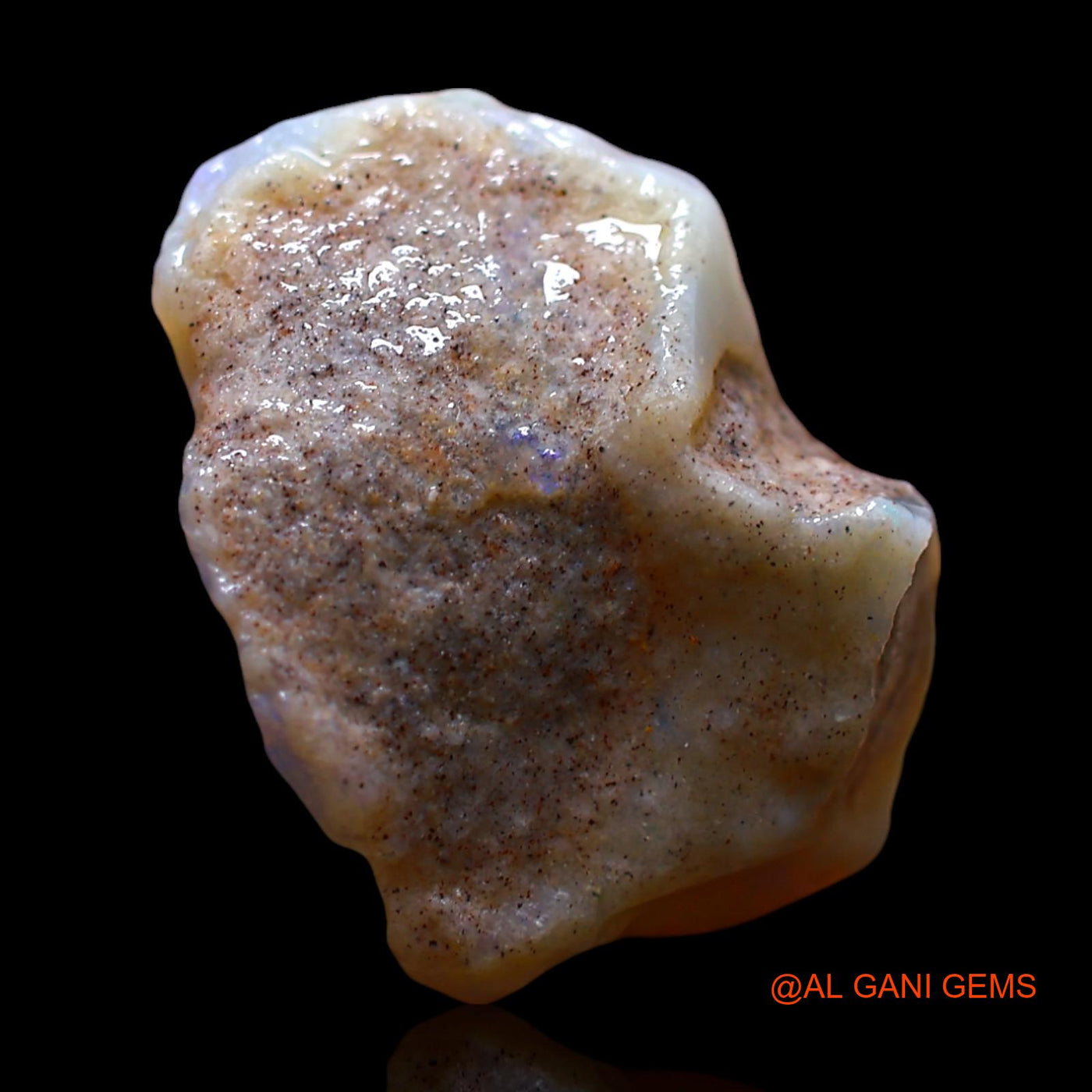 11.00 Cts Natural Australian Fire Opal Loose Gemstone Fancy Rough 17x12x11 mm RE-717