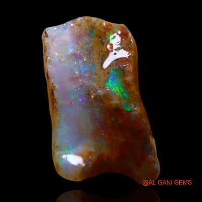 Natural Untreated Fire Opal Loose Gemstone Fancy Rough From Australia 9.00 Cts 18x11x10 mm RE-720