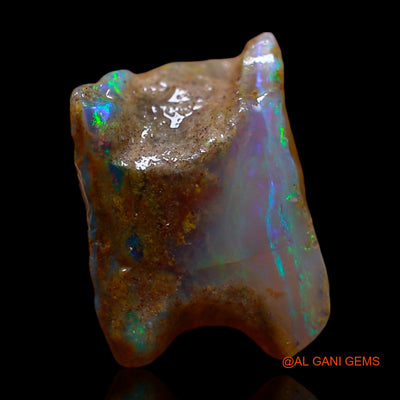 Natural Untreated Fire Opal Loose Gemstone Fancy Rough From Australia 9.00 Cts 18x11x10 mm RE-720