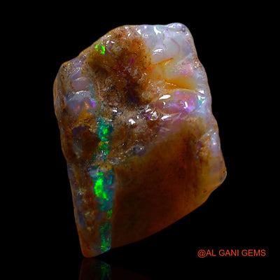 Natural Untreated Fire Opal Loose Gemstone Fancy Rough From Australia 9.00 Cts 18x11x10 mm RE-720