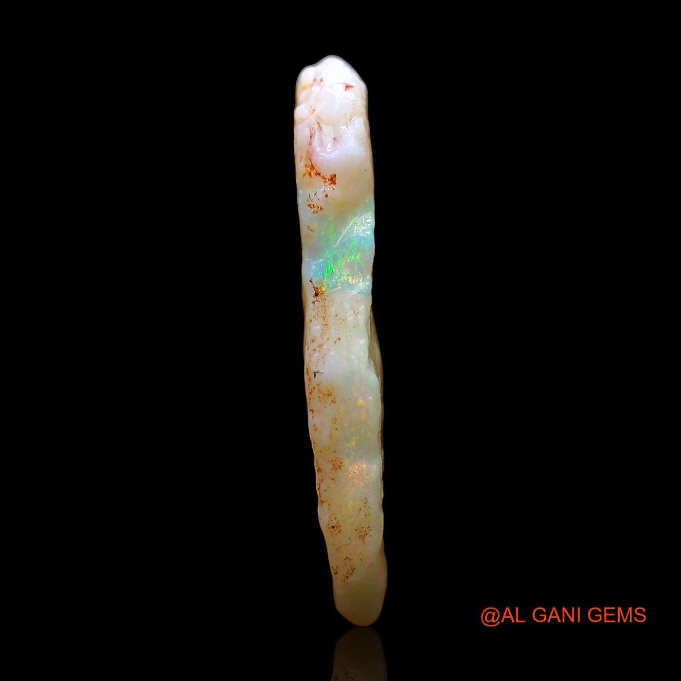 6.00 Cts Natural Australian Fire Opal Loose Gemstone Fancy Rough 25x13x3 mm RE-726