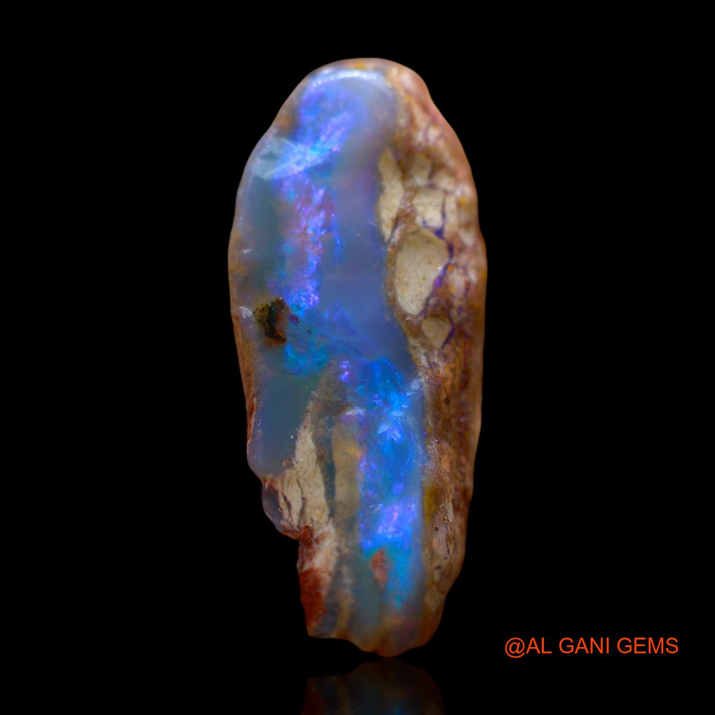 12.00 Cts Natural Australian Fire Opal Loose Gemstone Fancy Rough 26x10x10 mm RE-729