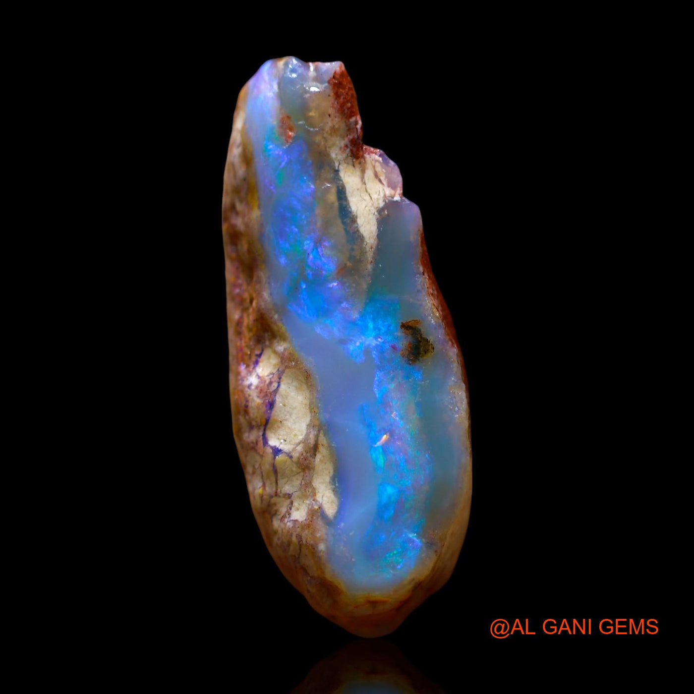 12.00 Cts Natural Australian Fire Opal Loose Gemstone Fancy Rough 26x10x10 mm RE-729