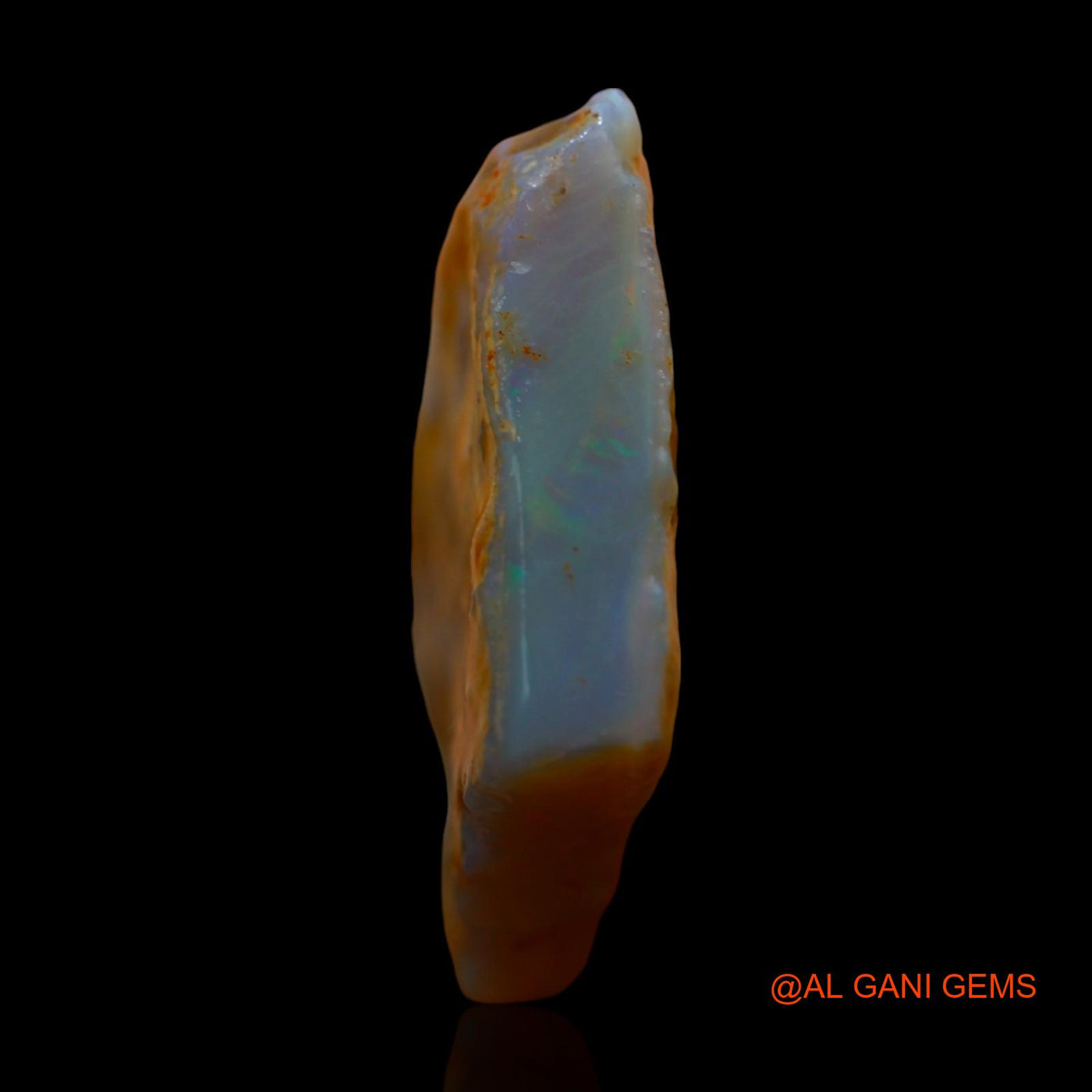 21.00 Cts Natural Australian Fire Opal Loose Gemstone Fancy Rough 25x22x6 mm RE-730