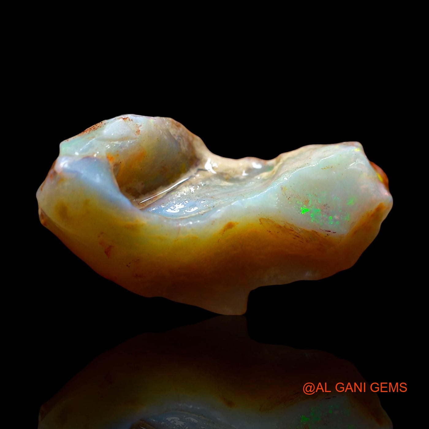 12.00 Cts Unheated Australian Fire Opal Loose Gemstone Fancy Rough Natural 26x13x9 mm RE-731